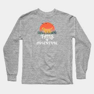 Tails Of Adventure Dog Hiking Golden Retriever Long Sleeve T-Shirt